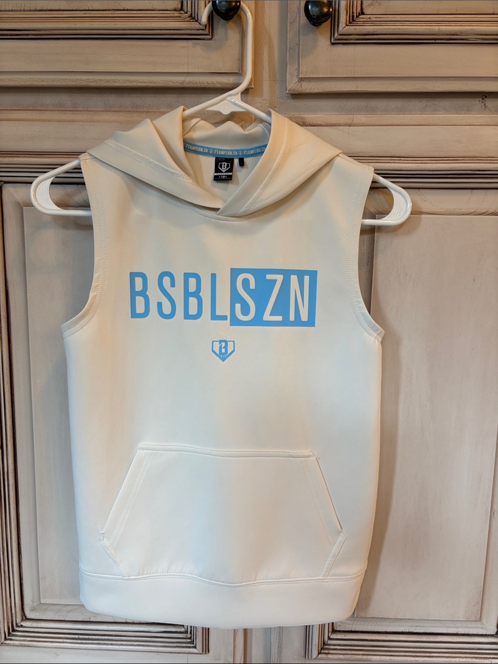 Boys baseball lifestyle 101 sleeveless hoodie